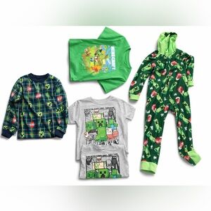 Minecraft Youth Small (6–7) 5-Piece Clothing Bundle